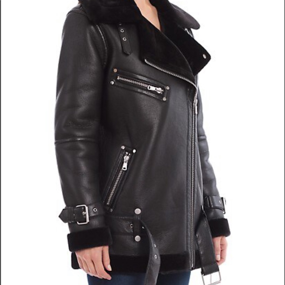 Avec Les Filles Faux Fur Sherpa Coat